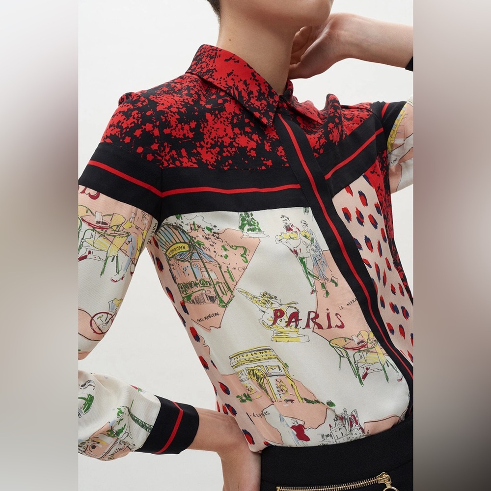 Claudie Pierlot Patchwork Shirt
